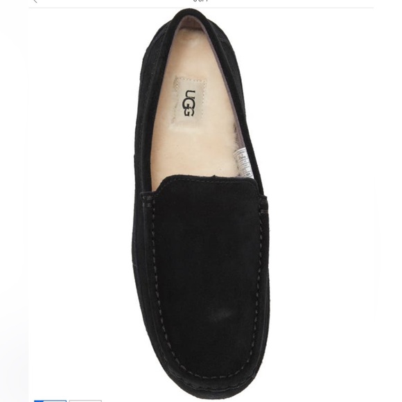 UGG Alder Faux Shearling Lined Suede Slipper (Men) main image 4